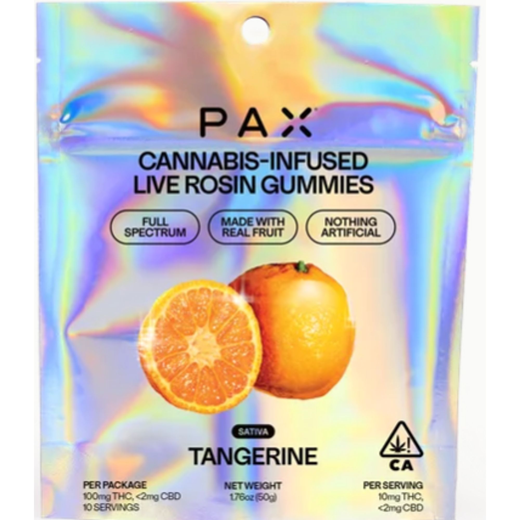 LIVE ROSIN TANGERINE GUMMIES P3