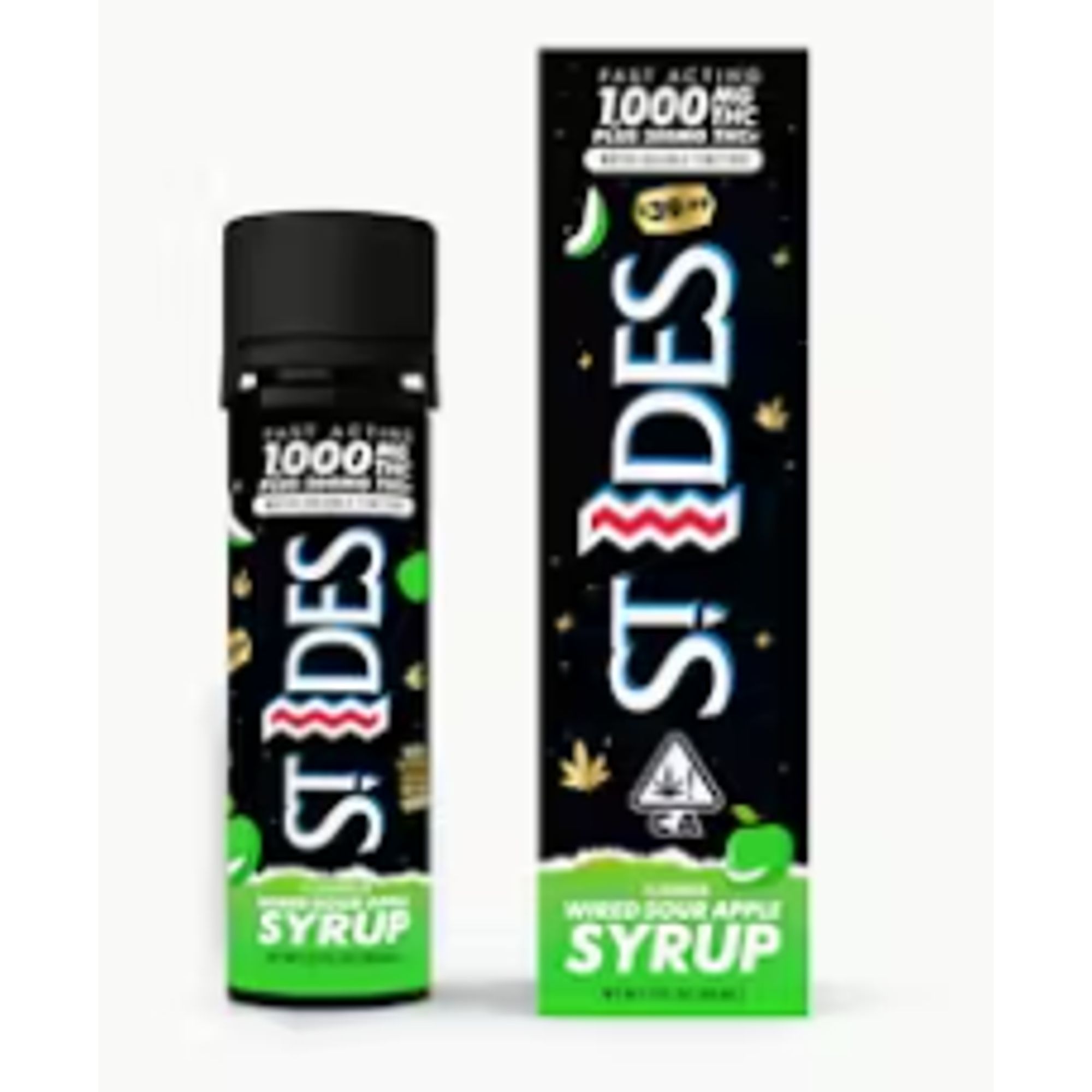 wired sour apple 1000mg syrup