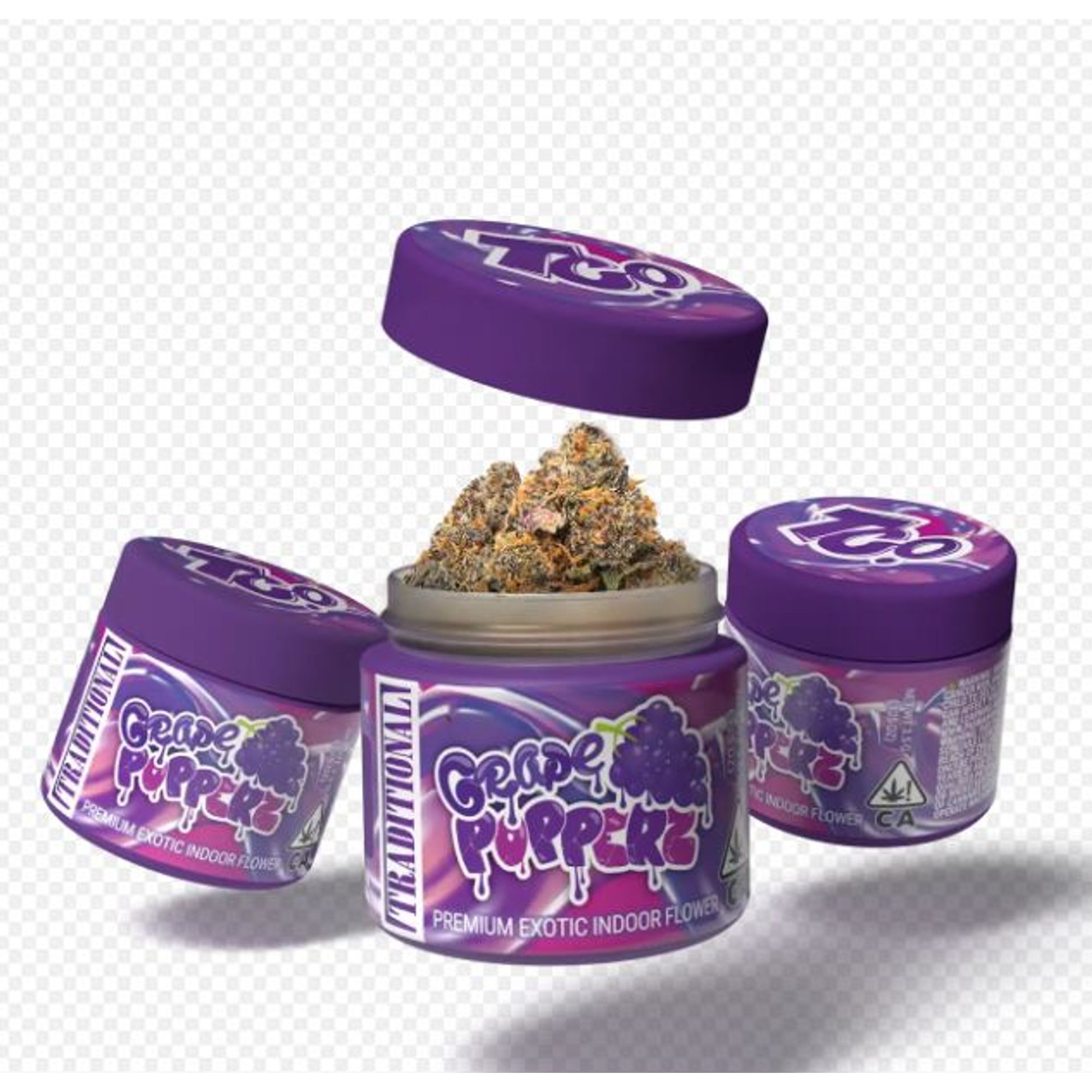 KB - TRADITIONAL - INDOOR FLOWER - GRAPE POPPERZ - 3.5G