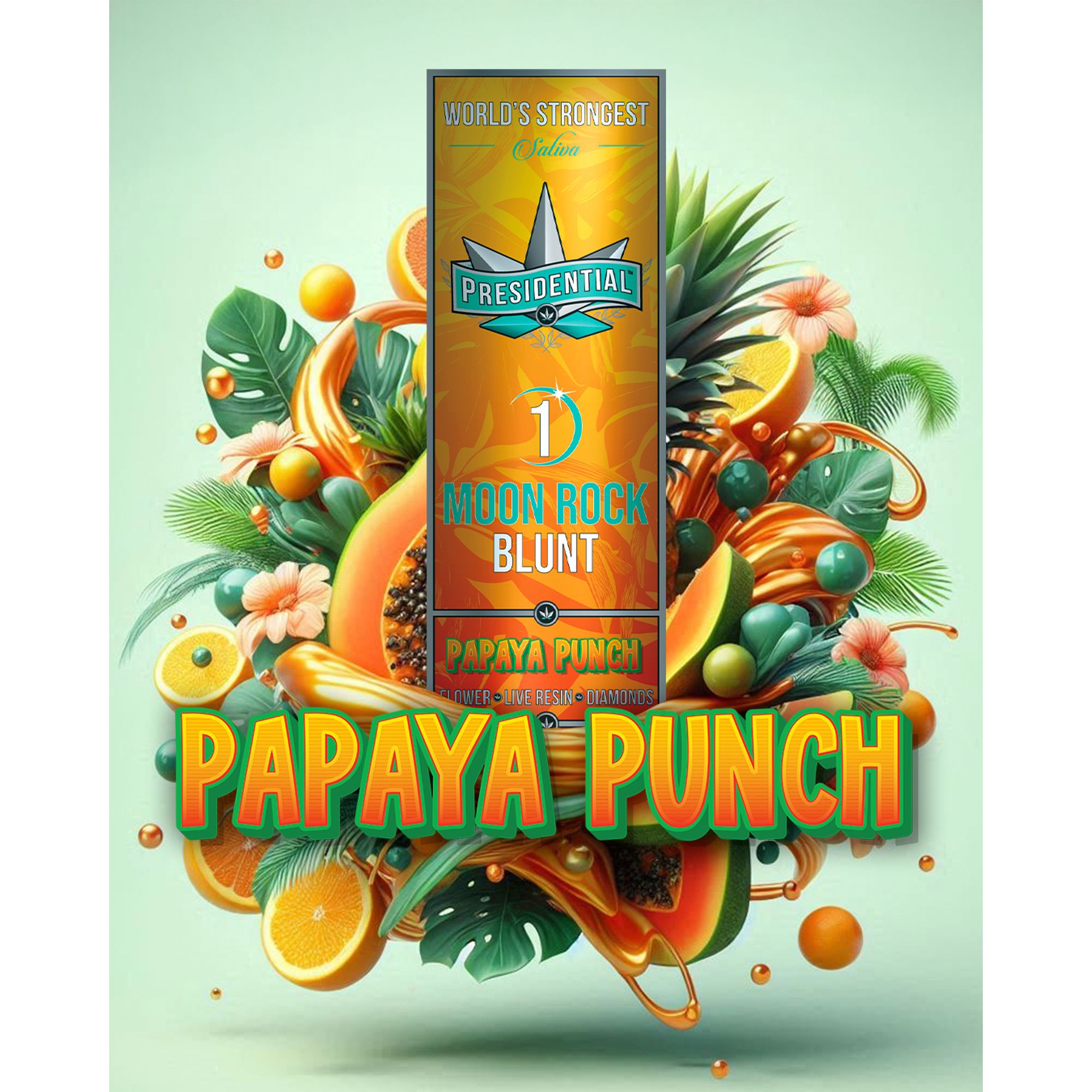 KB - PRESIDENTIAL - INFUSED BLUNT - PAPAYA PUNCH - 1.5G