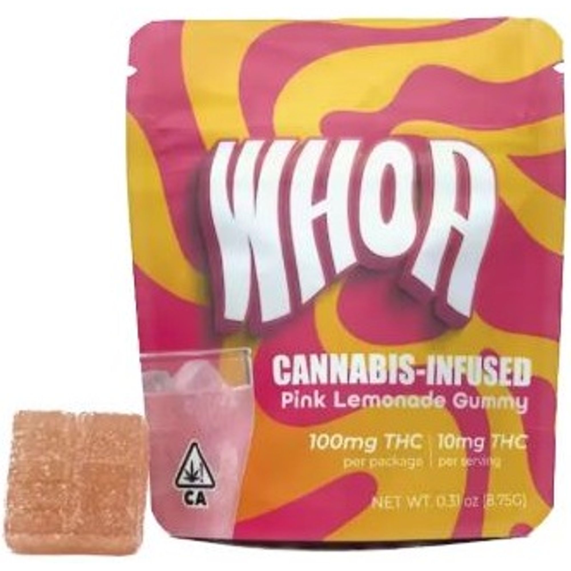 WHOA - THC GUMMY - PINK LEMONADE - 100MG