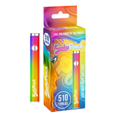 punch vape battery Kushy Punch-Accessories-Rainbow