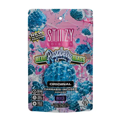 Original Blue Raspberry Blast-Live Resin Gummy-STIIIZY