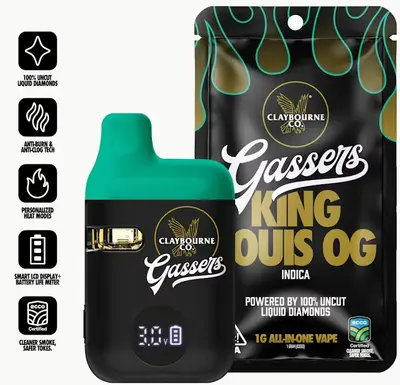 GASSERS KING LOUIS OG DISPOSABLE D1
