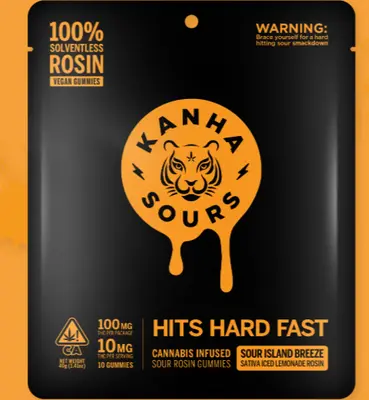 sour island breeze rosin gummies 100mg - s4