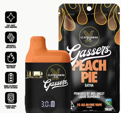 GASSERS PEACH PIE DISPOSABLE 1G D6