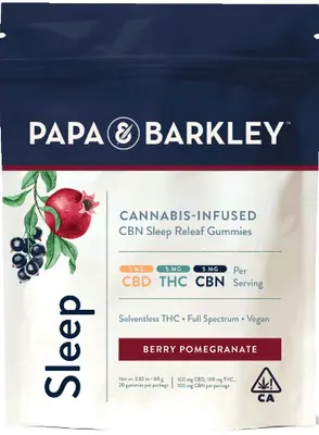 SOLVENTLESS SLEEP BERRY POMEGRANATE GUMMIES A5