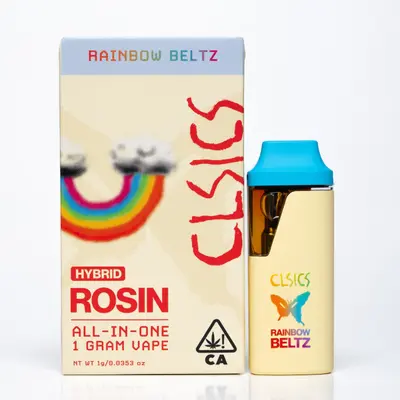 LIVE ROSIN RAINBOW BELTZ DISPOSABLE 1G C2