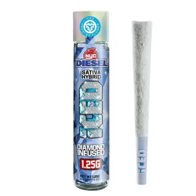 ICED - INFUSED PREROLL - NYC DIESEL - 1.25G