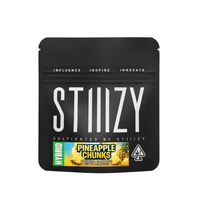 STIIIZY - Black Mylar - Pineapple Chunks - 3.5g