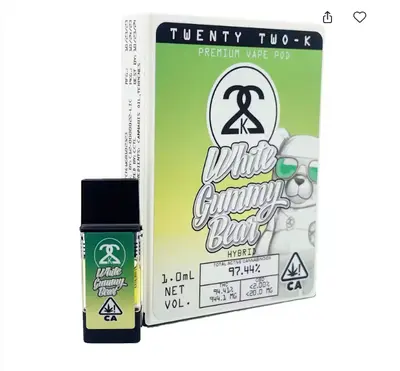 WHITE GUMMY BEAR POD 1G D5