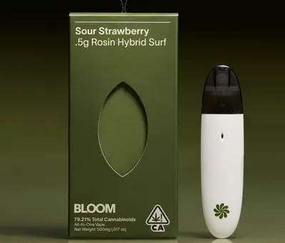 LIVE ROSIN SOUR STRAWBERRY SURF DISPOSABLE 1G C3