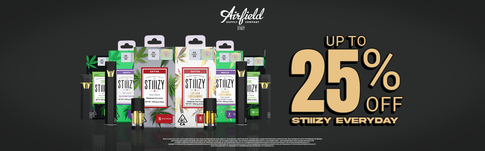 25% Off STIIIZY