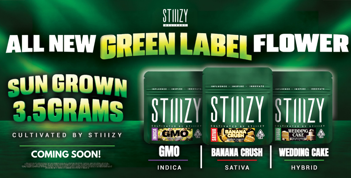 Coming Soon Green Mylar