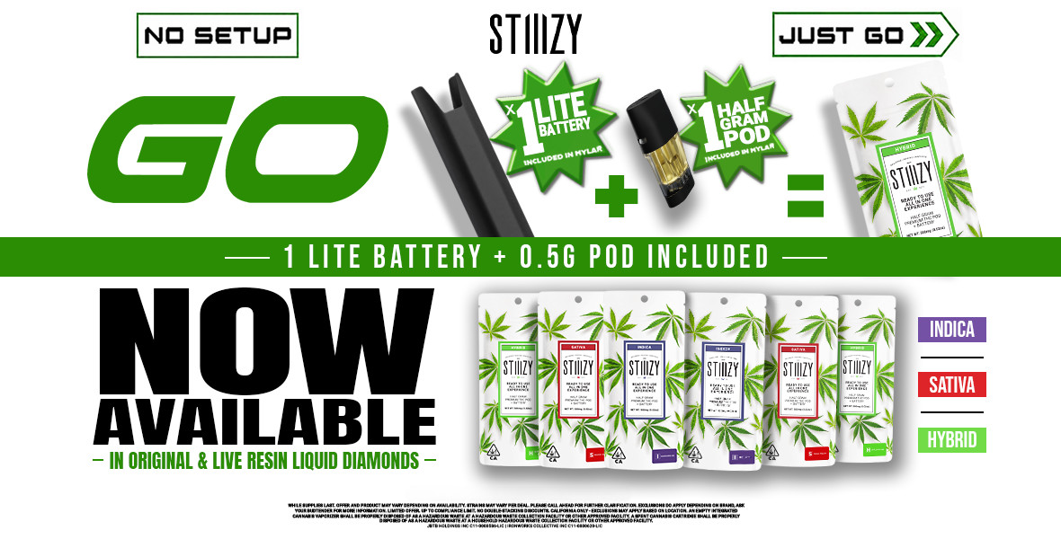 Now Available - STIIIZY GO
