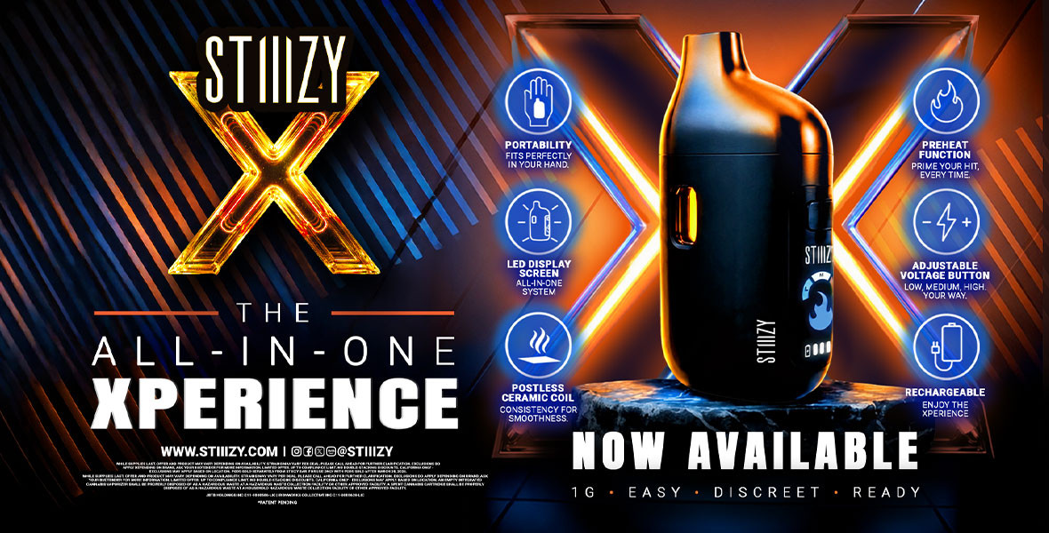STIIIZY X NOW AVAILABLE 